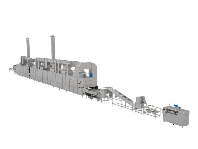 全自動非油炸擠出面生產線